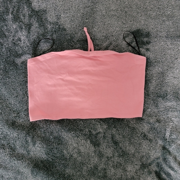 Tops - ‼️SOLD‼️Cute Pink Tube Top (small avail.)